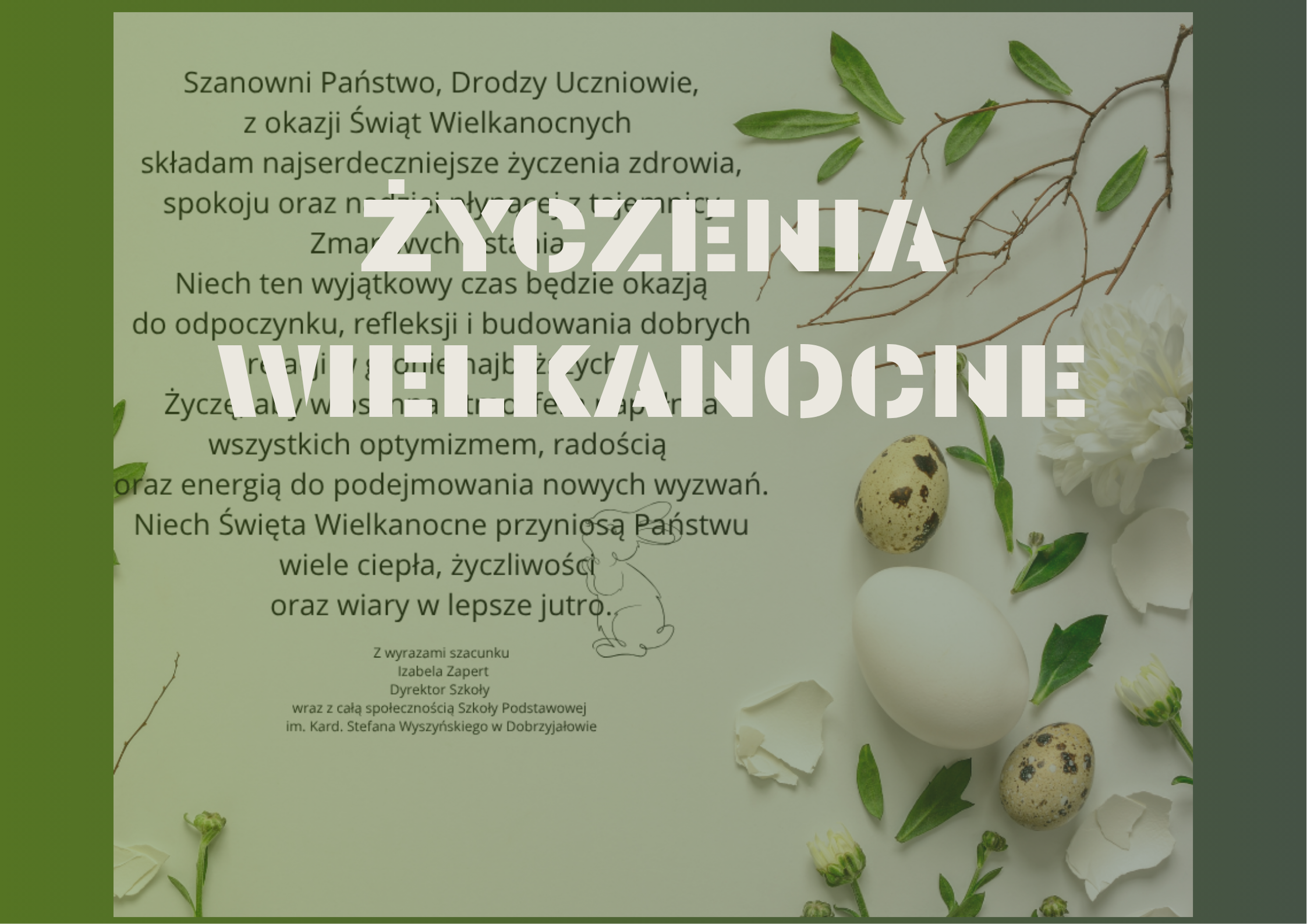 ŻYCZENIA WIELKANOCNE